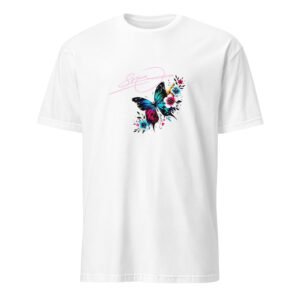 Zvenix Neon Butterfly Graphic T-Shirt