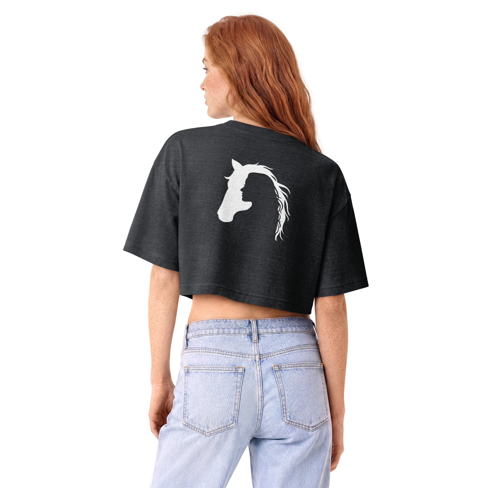 Women’s garment dye cropped tee - Image 3