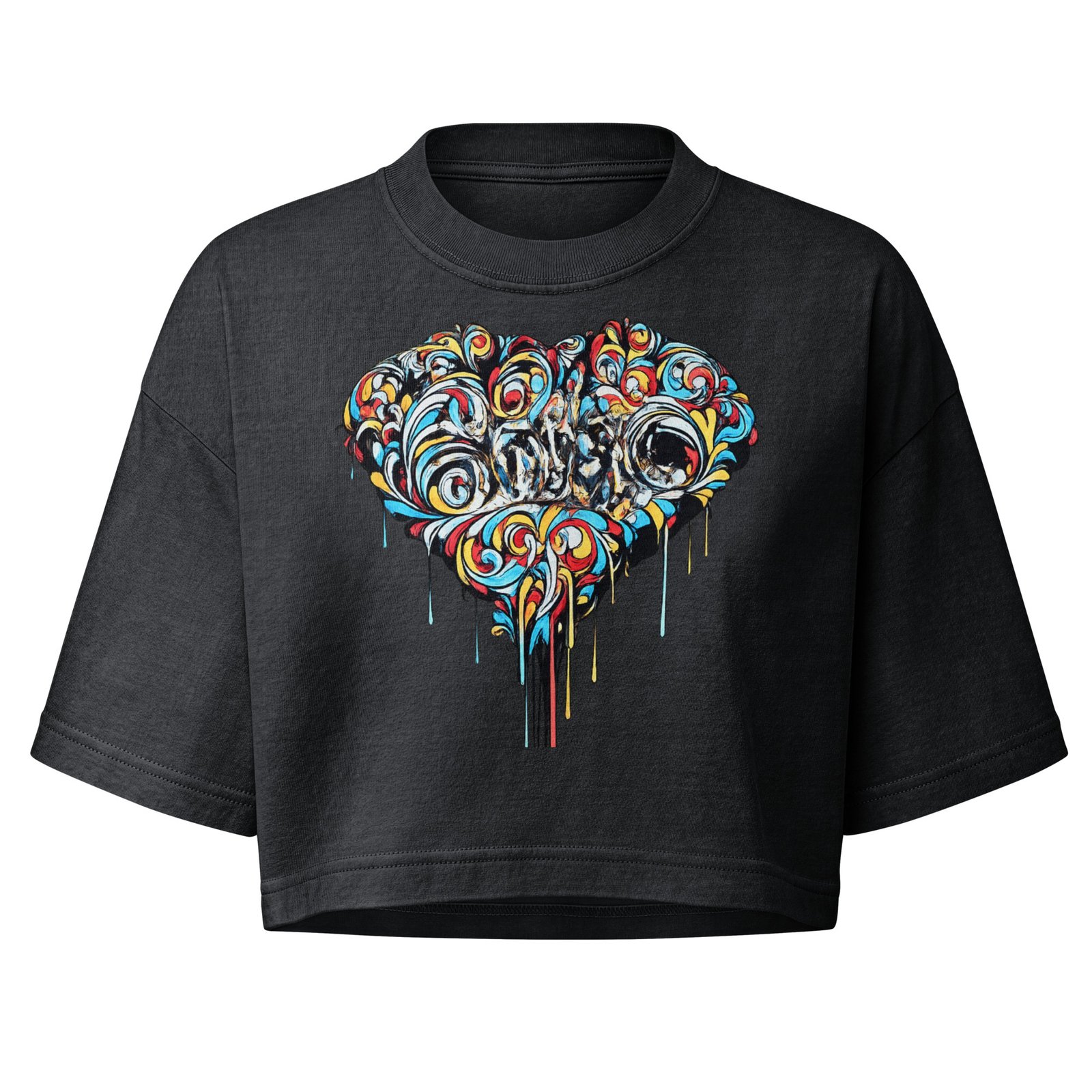 Women’s garment dye cropped tee
